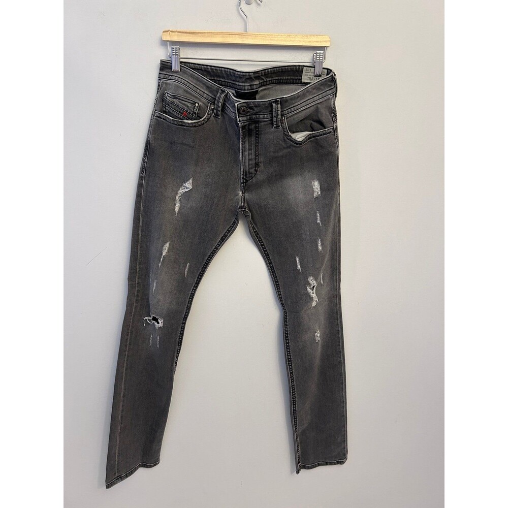 Diesel THAVAR 0673P Slim-Skinny Stretch Jeans Size W31 L32